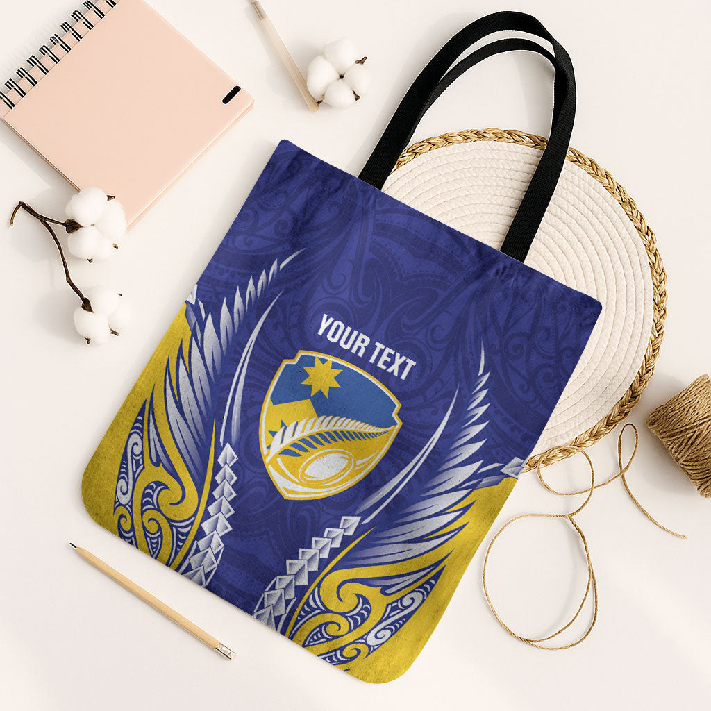 Otago 2026 Rugby Custom Tote Bag NZ Maori Silver Fern