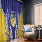 Otago 2026 Rugby Custom Window Curtain NZ Maori Silver Fern