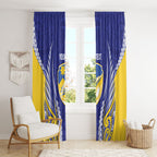 Otago 2026 Rugby Custom Window Curtain NZ Maori Silver Fern