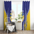 Otago 2026 Rugby Custom Window Curtain NZ Maori Silver Fern