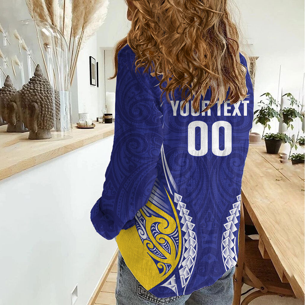 Otago 2026 Rugby Custom Women Casual Shirt NZ Maori Silver Fern