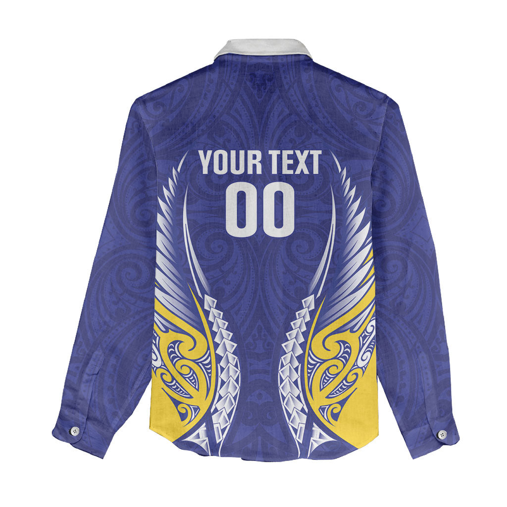 Otago 2026 Rugby Custom Women Casual Shirt NZ Maori Silver Fern