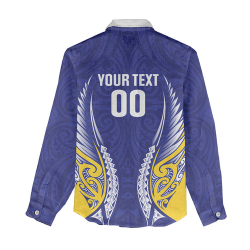 Otago 2026 Rugby Custom Women Casual Shirt NZ Maori Silver Fern