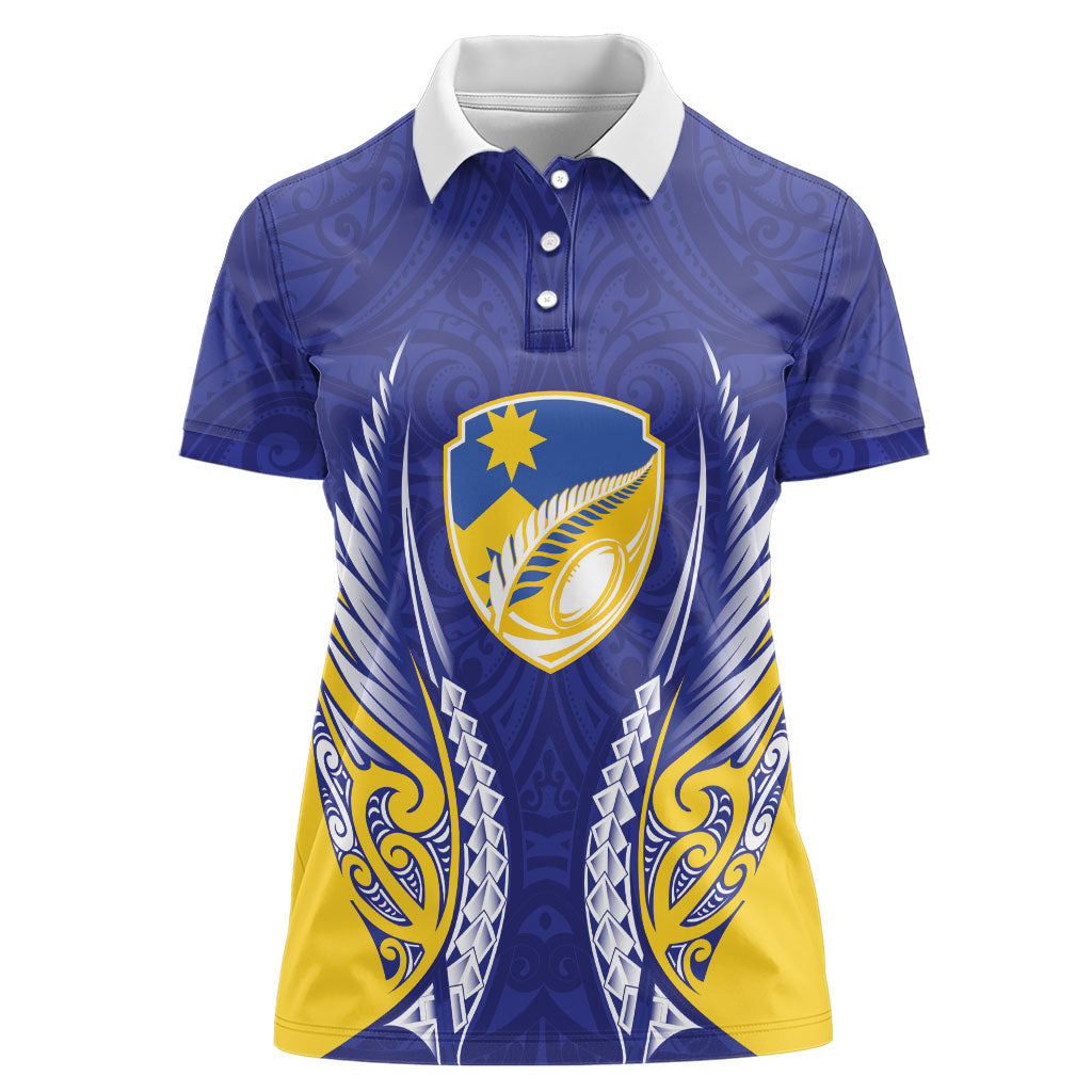 Otago 2026 Rugby Custom Women Polo Shirt NZ Maori Silver Fern