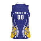 Otago 2026 Rugby Custom Women Sleeveless Polo Shirt NZ Maori Silver Fern