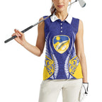 Otago 2026 Rugby Custom Women Sleeveless Polo Shirt NZ Maori Silver Fern