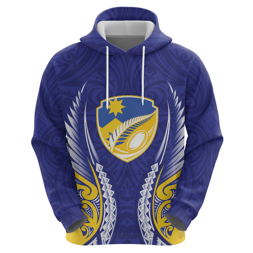 Otago 2026 Rugby Custom Zip Hoodie NZ Maori Silver Fern