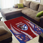 Southland 2026 Rugby Custom Area Rug NZ Maori Silver Fern