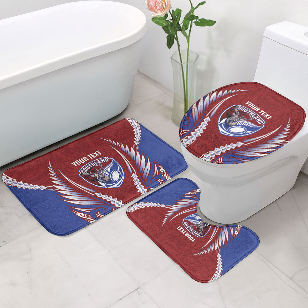 Southland 2026 Rugby Custom Bathroom Set NZ Maori Silver Fern