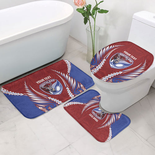 Southland 2026 Rugby Custom Bathroom Set NZ Maori Silver Fern