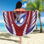 Southland 2026 Rugby Custom Beach Blanket NZ Maori Silver Fern
