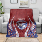 Southland 2026 Rugby Custom Blanket NZ Maori Silver Fern