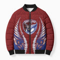 Southland 2026 Rugby Custom Bomber Puffer Jacket NZ Maori Silver Fern