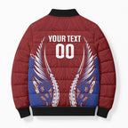 Southland 2026 Rugby Custom Bomber Puffer Jacket NZ Maori Silver Fern