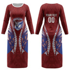 Southland 2026 Rugby Custom Couples Matching Long Sleeve Bodycon Dress and Long Sleeve Button Shirt NZ Maori Silver Fern LT14