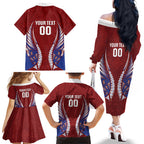 Southland 2026 Rugby Custom Family Matching Off The Shoulder Long Sleeve Dress and Hawaiian Shirt NZ Maori Silver Fern