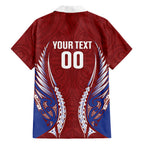 Southland 2026 Rugby Custom Family Matching Off The Shoulder Long Sleeve Dress and Hawaiian Shirt NZ Maori Silver Fern