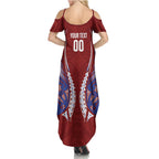 Southland 2026 Rugby Custom Family Matching Summer Maxi Dress and Hawaiian Shirt NZ Maori Silver Fern