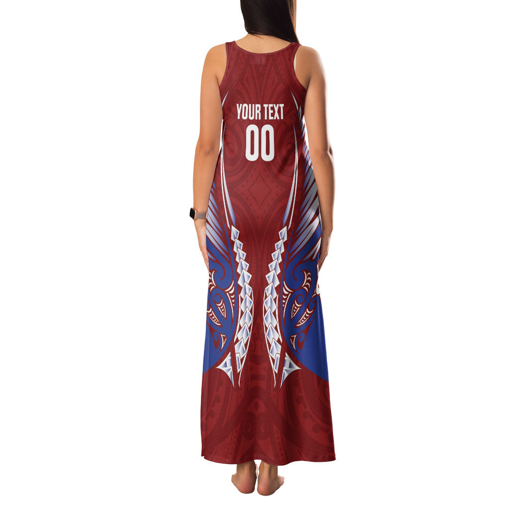 Southland 2026 Rugby Custom Family Matching Tank Maxi Dress and Hawaiian Shirt NZ Maori Silver Fern