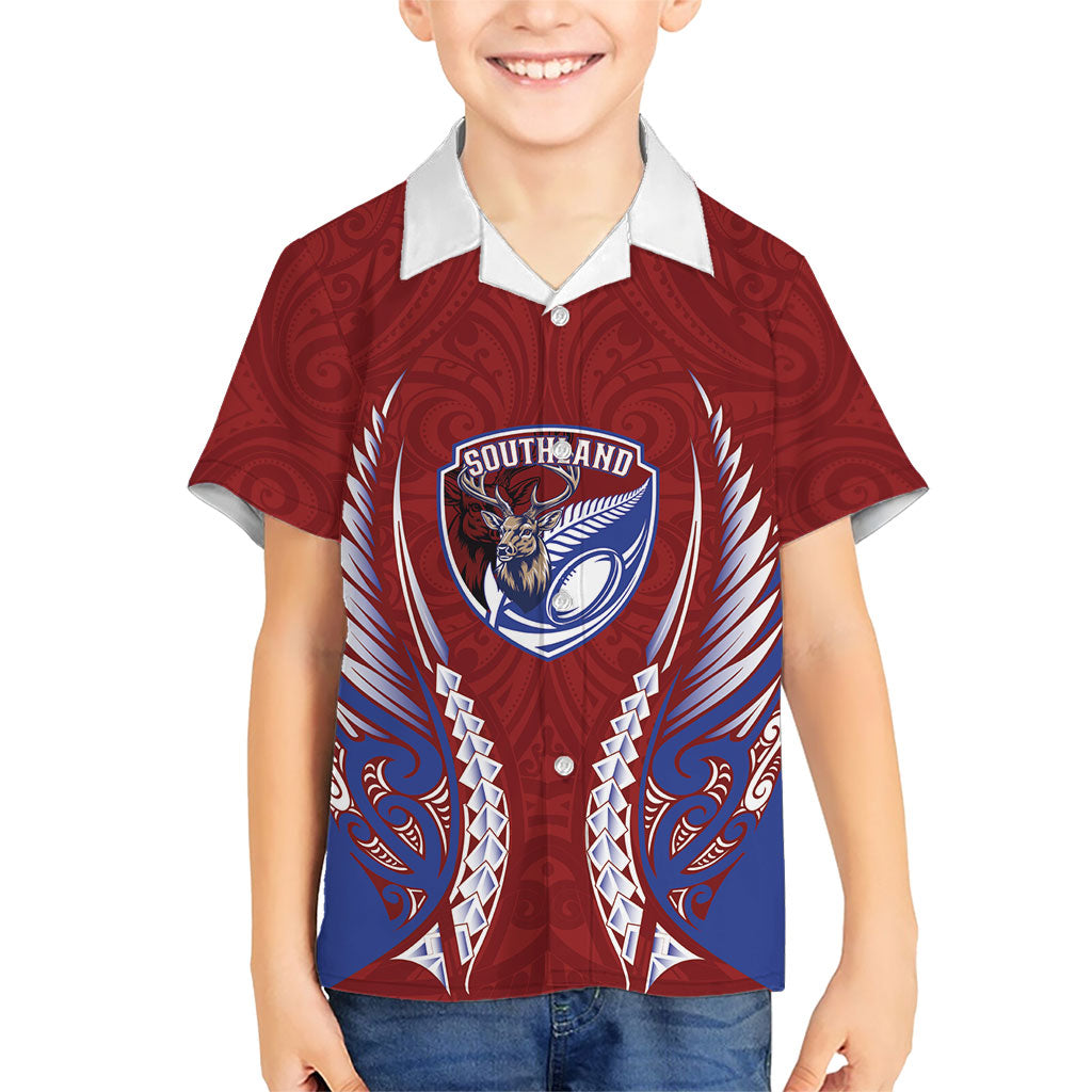 Southland 2026 Rugby Custom Hawaiian Shirt NZ Maori Silver Fern