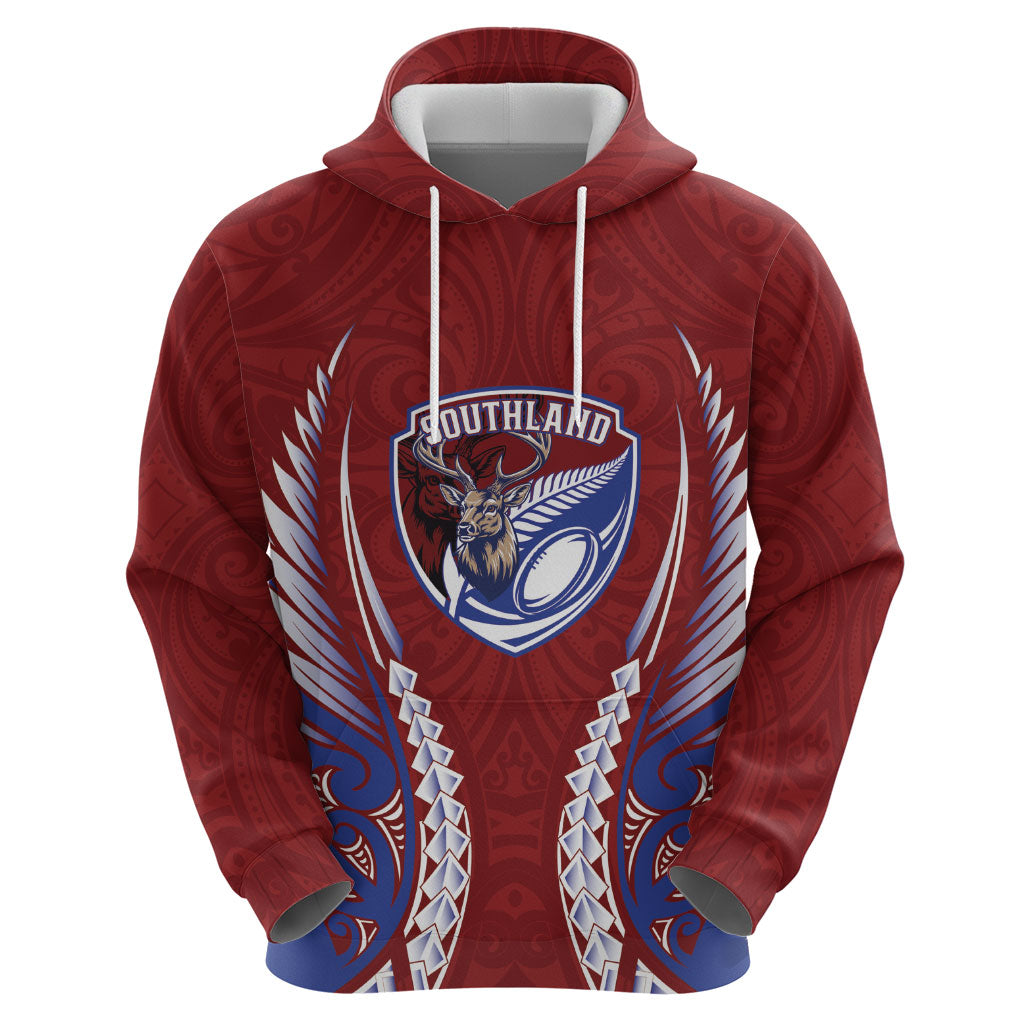 Southland 2026 Rugby Custom Hoodie NZ Maori Silver Fern