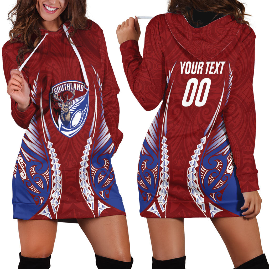 Southland 2026 Rugby Custom Hoodie Dress NZ Maori Silver Fern