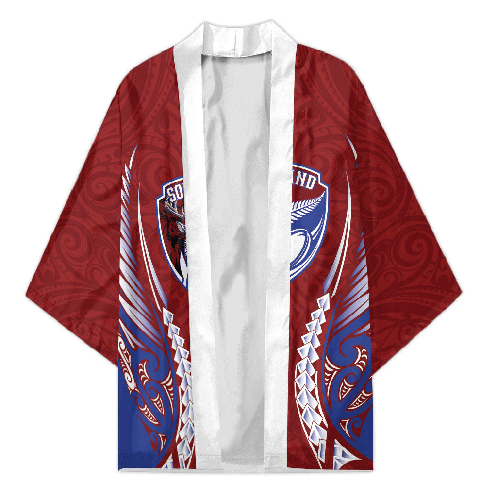 Southland 2026 Rugby Custom Kimono NZ Maori Silver Fern