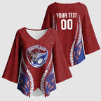 Southland 2026 Rugby Custom Kimono Sleeve Blouse NZ Maori Silver Fern