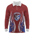 Southland 2026 Rugby Custom Long Sleeve Polo Shirt NZ Maori Silver Fern