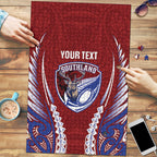 Southland 2026 Rugby Custom Puzzle NZ Maori Silver Fern