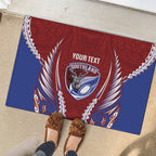 Southland 2026 Rugby Custom Rubber Doormat NZ Maori Silver Fern