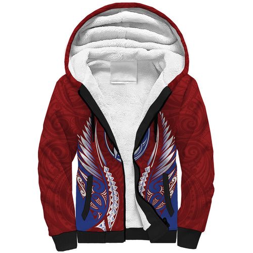Southland 2026 Rugby Custom Sherpa Hoodie NZ Maori Silver Fern