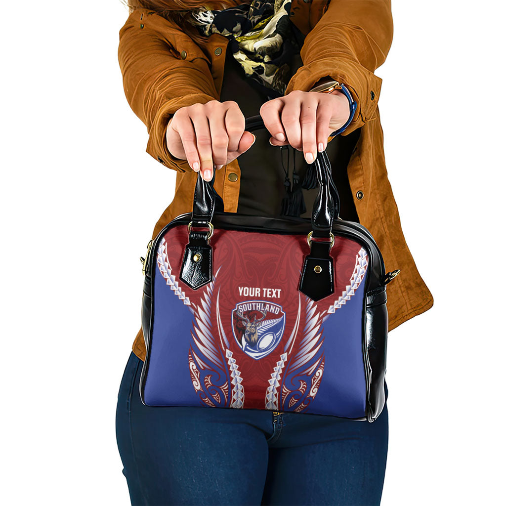 Southland 2026 Rugby Custom Shoulder Handbag NZ Maori Silver Fern