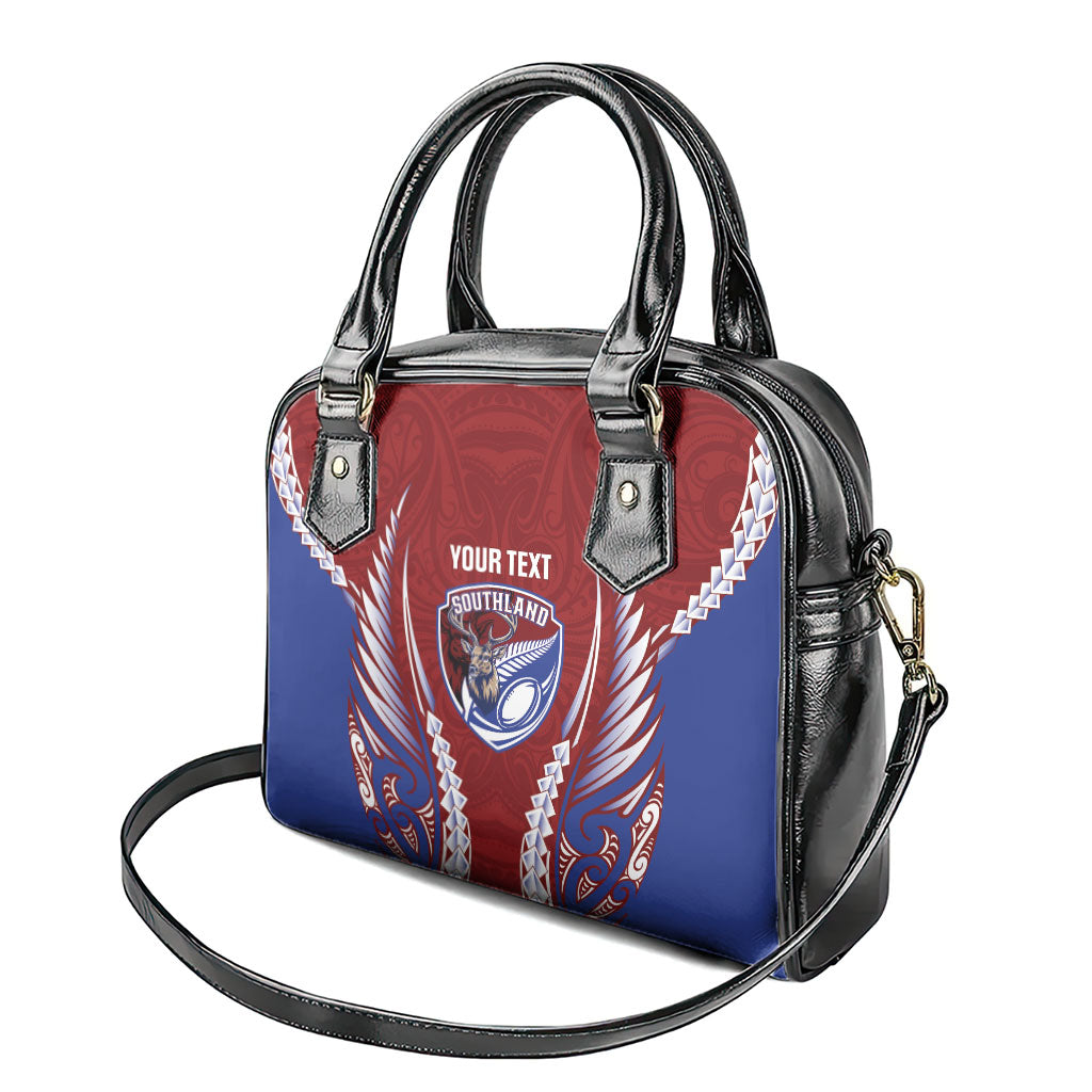 Southland 2026 Rugby Custom Shoulder Handbag NZ Maori Silver Fern