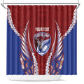 Southland 2026 Rugby Custom Shower Curtain NZ Maori Silver Fern