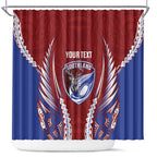 Southland 2026 Rugby Custom Shower Curtain NZ Maori Silver Fern