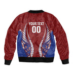 Southland 2026 Rugby Custom Sleeve Zip Bomber Jacket NZ Maori Silver Fern