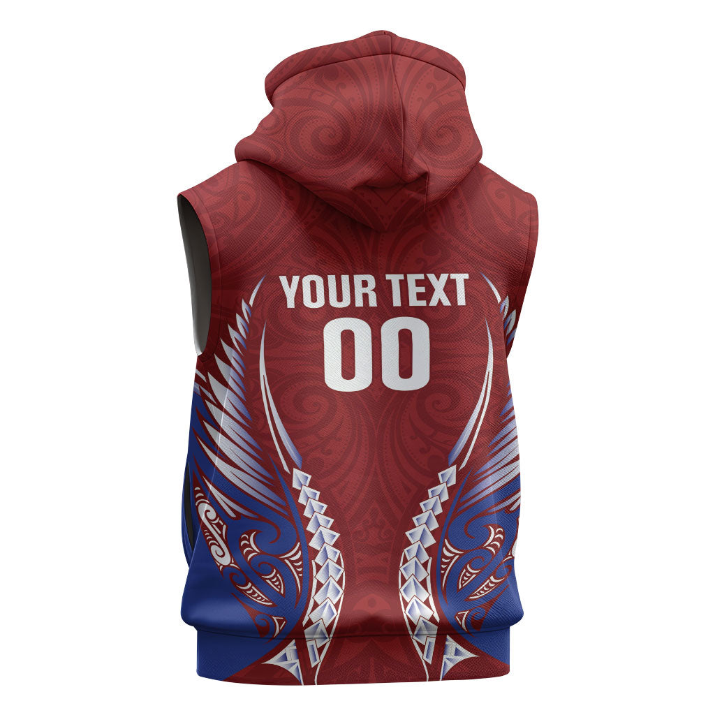 Southland 2026 Rugby Custom Sleeveless Zip Hoodie NZ Maori Silver Fern
