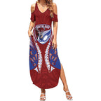 Southland 2026 Rugby Custom Summer Maxi Dress NZ Maori Silver Fern