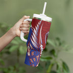 Southland 2026 Rugby Custom Tumbler With Handle NZ Maori Silver Fern