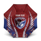 Southland 2026 Rugby Custom Umbrella NZ Maori Silver Fern