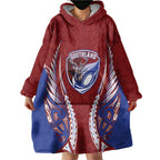 Southland 2026 Rugby Custom Wearable Blanket Hoodie NZ Maori Silver Fern