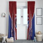 Southland 2026 Rugby Custom Window Curtain NZ Maori Silver Fern