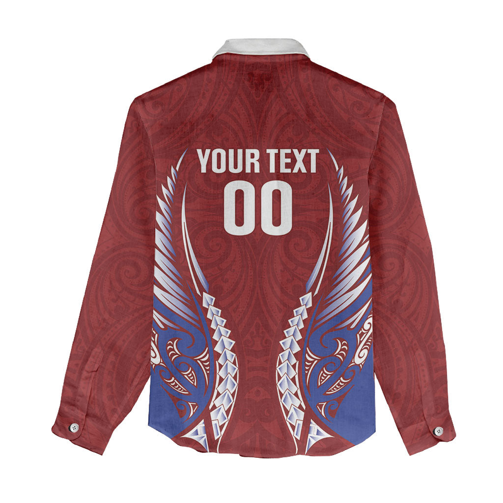 Southland 2026 Rugby Custom Women Casual Shirt NZ Maori Silver Fern