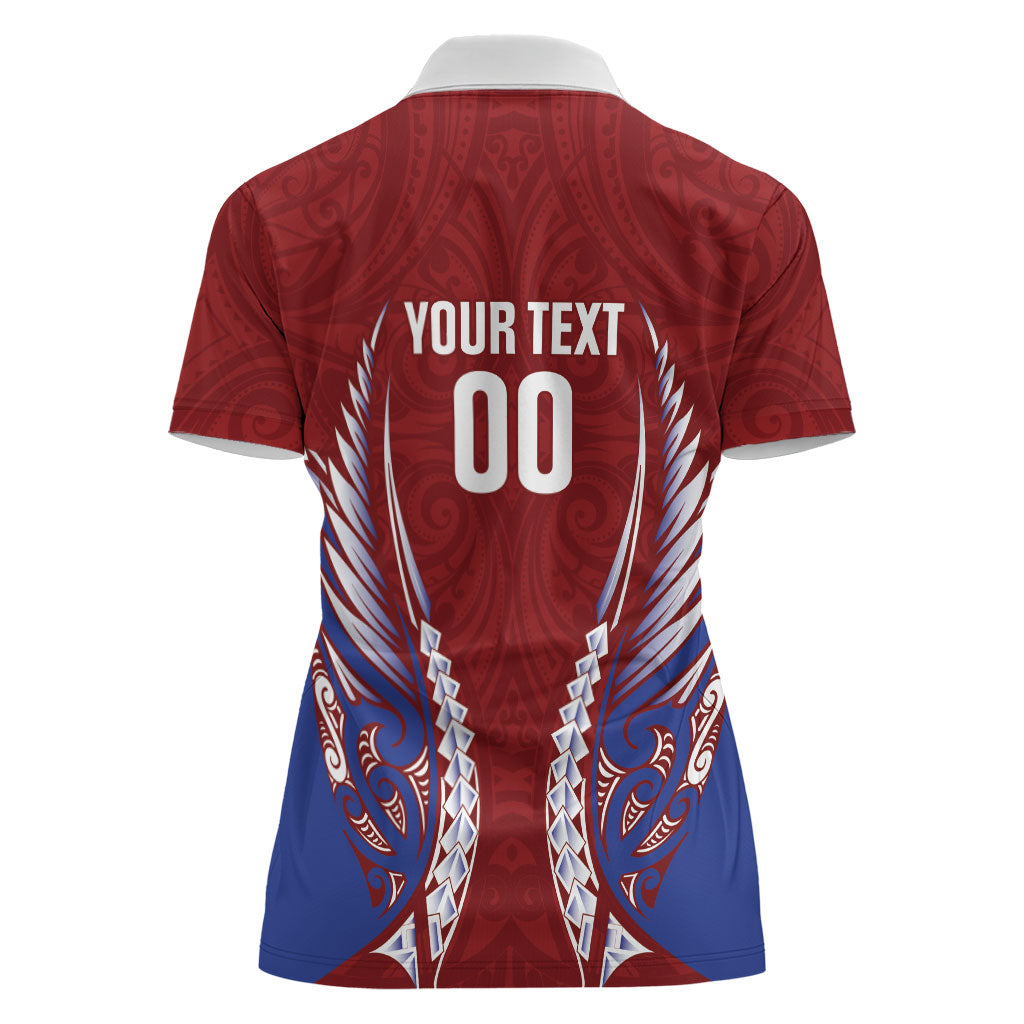 Southland 2026 Rugby Custom Women Polo Shirt NZ Maori Silver Fern