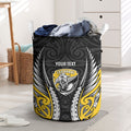 Taranaki 2026 Rugby Custom Laundry Basket NZ Maori Silver Fern