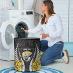 Taranaki 2026 Rugby Custom Laundry Basket NZ Maori Silver Fern