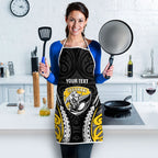 Taranaki 2026 Rugby Custom Apron NZ Maori Silver Fern