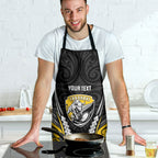 Taranaki 2026 Rugby Custom Apron NZ Maori Silver Fern