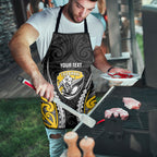 Taranaki 2026 Rugby Custom Apron NZ Maori Silver Fern